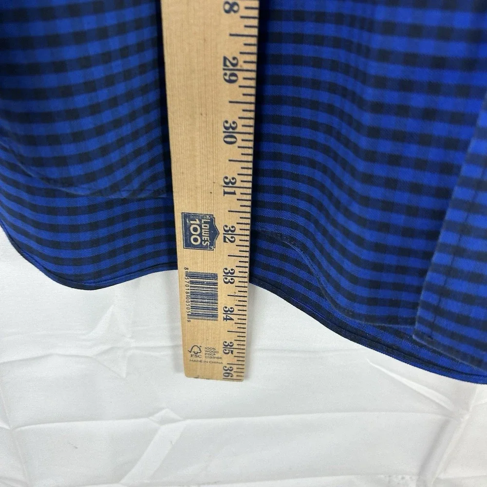 Brooks Brothers Madison Non-Iron Stretch Original Polo Shirt Gingham Men's Large